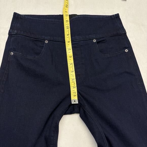 Spanx Signature Waist Slim Boot Dark Wash High Rise Jeans Size 28 - Picture 12 of 14